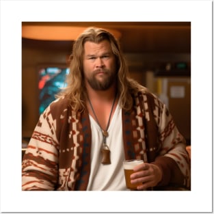 Fat Thor Dude Posters and Art